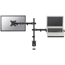 Neomounts by Newstar  FPMA-D550NOTEBOOK  2násobný  držák na stůl pro monitor  25,4 cm (10") - 81,3 cm (32")  nakláněcí, otočný, naklápěcí, odkládací místo na notebook  černá