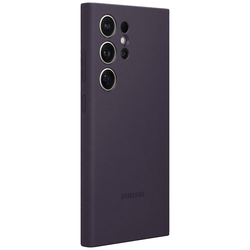 Samsung Silicone zadní kryt na mobil Samsung Galaxy S24 Ultra fialová