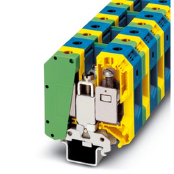 Phoenix Contact UKH 50-PE/N 3009163 instalační svorka ochranného vodiče Pólů: 2 25 mm² 50 mm² zelená, žlutá 5 ks