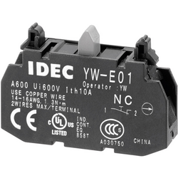 Idec YW-E01 spínací kontaktní prvek  1 rozpínací kontakt  bez aretace 240 V/AC 1 ks