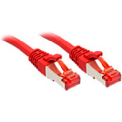 LINDY 47730 RJ45 síťové kabely, propojovací kabely CAT 6 S/FTP 0.30 m červená  1 ks