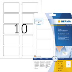 Herma 4514 etikety (A4) 80 x 50 mm acetátové hedvábí bílá 200 ks přemístitelné jmenovky