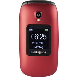 swisstone BBM 625 telefon pro seniory - véčko nabíjecí stanice, tlačítko SOS červená