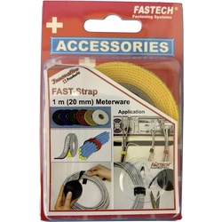 FASTECH® 910-750C pásek se suchým zipem ke spojování háčková a flaušová část (d x š) 1000 mm x 20 mm žlutá 1 m