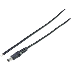 TRU COMPONENTS TC-6649308 nízkonapěťový připojovací kabel nízkonapěťová zástrčka - kabel s otevřenými konci 5.50 2.10 mm 1.20 m 1 ks