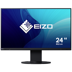 EIZO EV2460-BK LED monitor 60.5 cm (23.8 palec) Energetická třída (EEK2021) B (A - G) 1920 x 1080 Pixel Full HD 5 ms VGA, DVI, DisplayPort, HDMI™, na sluchátka