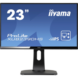 Iiyama ProLite XUB2390HS-B1 LED monitor 58.4 cm (23 palec) Energetická třída (EEK2021) E (A - G) 1920 x 1080 Pixel Full HD 5 ms DVI, HDMI™, VGA AH-IPS LED