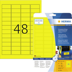 Herma 8030 etikety (A4) 45.7 x 21.2 mm poylesterová fólie žlutá 1200 ks extra silné Fóliové etikety