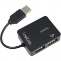 USB 2.0 hub LogiLink UA0139, 4 porty, černá