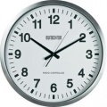 Analogové DCF nástěnné hodiny Eurochron EFWU, Ø 50 cm x 63 mm, stříbrná