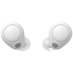 Sony WFC700NW.CE7 Hi-Fi špuntová sluchátka Bluetooth® stereo bílá Potlačení hluku Nabíjecí pouzdro, odolné vůči potu, regulace hlasitosti
