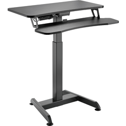 LogiLink stůl práci ve stoje EO0014 černá EO0014 Barva stolní desky: černá elektricky výškově nastavitelné, ergonomické, odkládací přihrádka na klávesnici (výsuvná) max. výška: 1220 mm