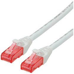 Roline 21.15.2563 RJ45 síťové kabely, propojovací kabely CAT 6 U/UTP 3.00 m bílá  1 ks