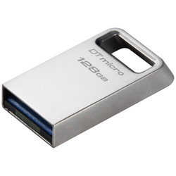 Kingston DataTraveler® Micro USB flash disk 128 GB stříbrná DTMC3G2/128GB USB 3.2 (Gen 1x1)