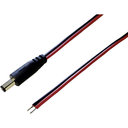 BKL Electronic 072016 nízkonapěťový připojovací kabel nízkonapěťová zástrčka - kabel s otevřenými konci 5.5 mm 2.1 mm 2.1 mm 2.00 m 1 ks