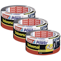 tesa extra Power® UNIVERSAL 56388 páska se skelným vláknem černá (d x š) 25 m x 50 mm 3 ks