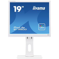 Iiyama ProLite B1980D-W1 LED monitor 48.3 cm (19 palec) Energetická třída (EEK2021) E (A - G) 1280 x 1024 Pixel SXGA 5 ms VGA, DVI TN LED