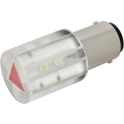 CML indikační LED BA15d  červená 24 V/DC, 24 V/AC  1300 mcd  18560350