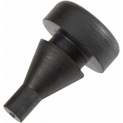 PB Fastener 1300-01 tlumicí přístrojová nožička se západkou  černá (Ø x v) 10 mm x 14.5 mm 1 ks
