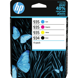 HP Inkoustová kazeta 934 originál balení po 4 ks černá, azurová, purpurová, žlutá 6ZC72AE