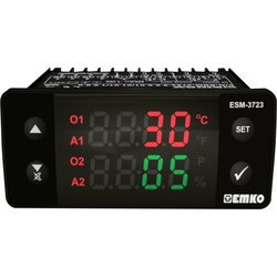 Emko ESM-3723.5.5.5.0.1/01.01/1.0.0.0 2bodový a PID regulátor termostat relé 5 A (d x š x v) 65 x 76 x 35 mm
