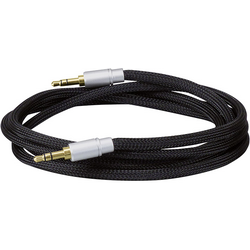 Dynavox 207383 jack konektory kabel [1x jack zástrčka 3,5 mm - 1x jack zástrčka 3,5 mm] 5.00 m černá