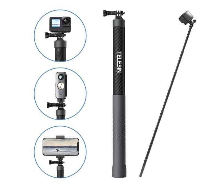 Prodlužující selfie tyč na kameru Insta360 X3 / X2 / One RS (3m) STABLECAM