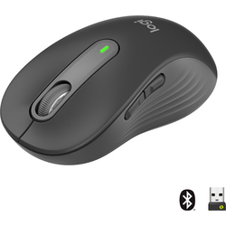 Logitech Signature M650 L Bezdrátová myš bezdrátový, Bluetooth® optická grafitová  5 tlačítko 4000 dpi
