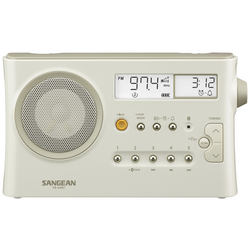 Sangean PR-D4 BT stolní rádio KV (AM), AM, DV (AM), FM Bluetooth   pastelová krémově bílá (mat)