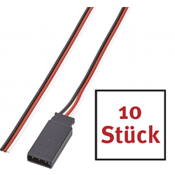 Reely servo kabel se zástrčkou 10 ks 0.14 mm² plochý
