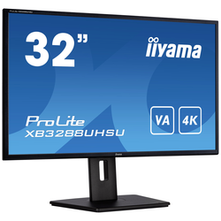 Iiyama ProLite LED monitor Energetická třída (EEK2021) G (A - G) 80 cm (31.5 palec) 3840 x 2160 Pixel16:94 msHDMI™, DisplayPort, na sluchátka (jack 3,5 mm),