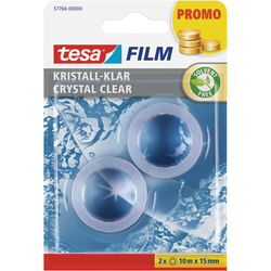 tesa  57766-00000-14 tesafilm  křišťálově čistý transparentní (d x š) 10 m x 15 mm 2 ks