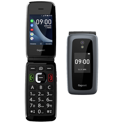 Gigaset GL7 telefon pro seniory - véčko tlačítko SOS Titanium Grey