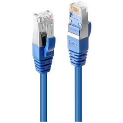 LINDY 45641 RJ45 síťové kabely, propojovací kabely CAT 6 S/STP 0.50 m modrá  1 ks