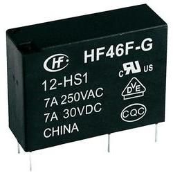 Relé do DPS Hongfa HF46F-G/024-HS1, 24 V/DC, 10 A, 1 spínací kontakt, 1 ks