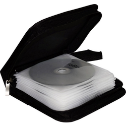 MediaRange  taška na CD 24 CD/DVD/Blu-ray Nylon® černá 1 ks (š x v x h) 164 x 39 x 156 mm BOX50