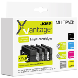 Xvantage Ink set náhradní HP 953XL (L0S70AE, F6U16AE, F6U17AE, F6U18AE) kompatibilní balení po 4 ks azurová, žlutá, purppurová, černá 1747,4085 1747,4085