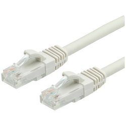 Value 21.99.0872 RJ45 síťové kabely, propojovací kabely CAT 6A U/UTP 2.00 m šedá  1 ks
