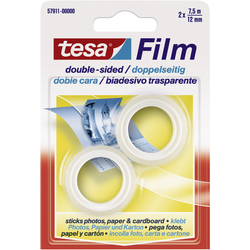 tesa  57911-00000-01 oboustranná lepicí páska TESAFILM® transparentní (d x š) 7.5 m x 12 mm 2 ks