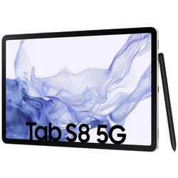 Samsung Galaxy Tab S8 5G, LTE/4G, WiFi 128 GB stříbrná tablet s OS Android 27.9 cm (11 palec) 3.0 GHz, 2.5 GHz, 1.8 GHz Qualcomm® Snapdragon Android™ 12 2560 x 1600 Pixel