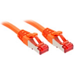 LINDY 47812 RJ45 síťové kabely, propojovací kabely CAT 6 S/FTP 7.50 m oranžová  1 ks