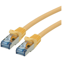 Roline 21.15.2822 RJ45 síťové kabely, propojovací kabely CAT 6A S/FTP 2.00 m žlutá  1 ks
