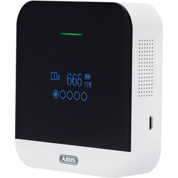 ABUS  AirSecure CO2WM110  detektor úniku      230 V, napájeno akumulátorem  Detekováno oxidu uhličitého (CO2)