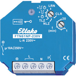 FTN61NP-230V Eltako bezdrátový spínač/vypínač pod omítku Spínací výkon (max.) 2500 W Max. dosah 30 m
