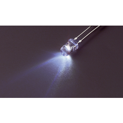 Nichia NSPL515DS LED s vývody  teplá bílá kulatý 5 mm 1800 mcd 55 ° 20 mA 3.2 V