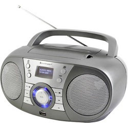 soundmaster SCD1800TI CD-rádio DAB+, FM AUX, Bluetooth, CD, USB   šedá