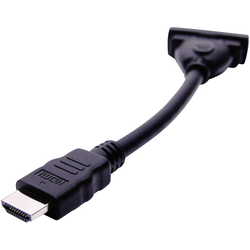 club3D CAC-HMD<gt/>DFD HDMI / DVI adaptér [1x HDMI zástrčka - 1x DVI zásuvka 24+5pólová] černá  12.00 cm