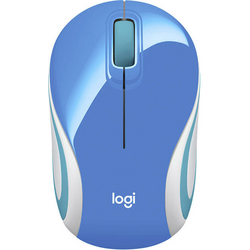 Logitech M187 Bezdrátová myš bezdrátový optická modrá 3 tlačítko 1000 dpi