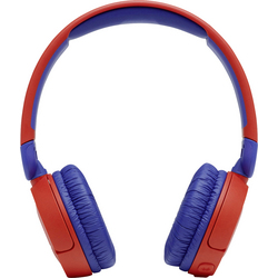 JBL JR 310 BT dětské sluchátka On Ear Bluetooth® červená, modrá složitelná, omezení hlasitosti, regulace hlasitosti