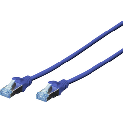 Digitus DK-1531-010/B RJ45 síťové kabely, propojovací kabely CAT 5e SF/UTP 1.00 m modrá  1 ks
